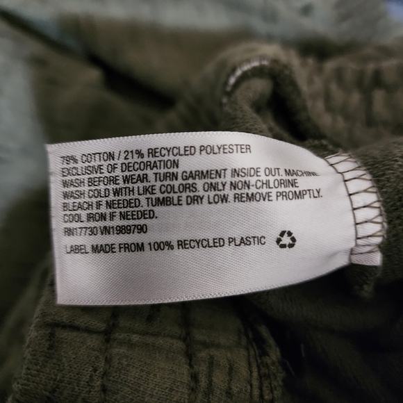 Art Class green moto style jogger pants Size L (12/14) - Picture 13 of 13